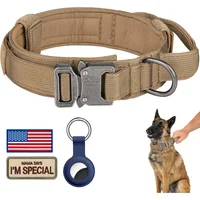 Collar Táctico Ajustable para Perro XXL con Asa