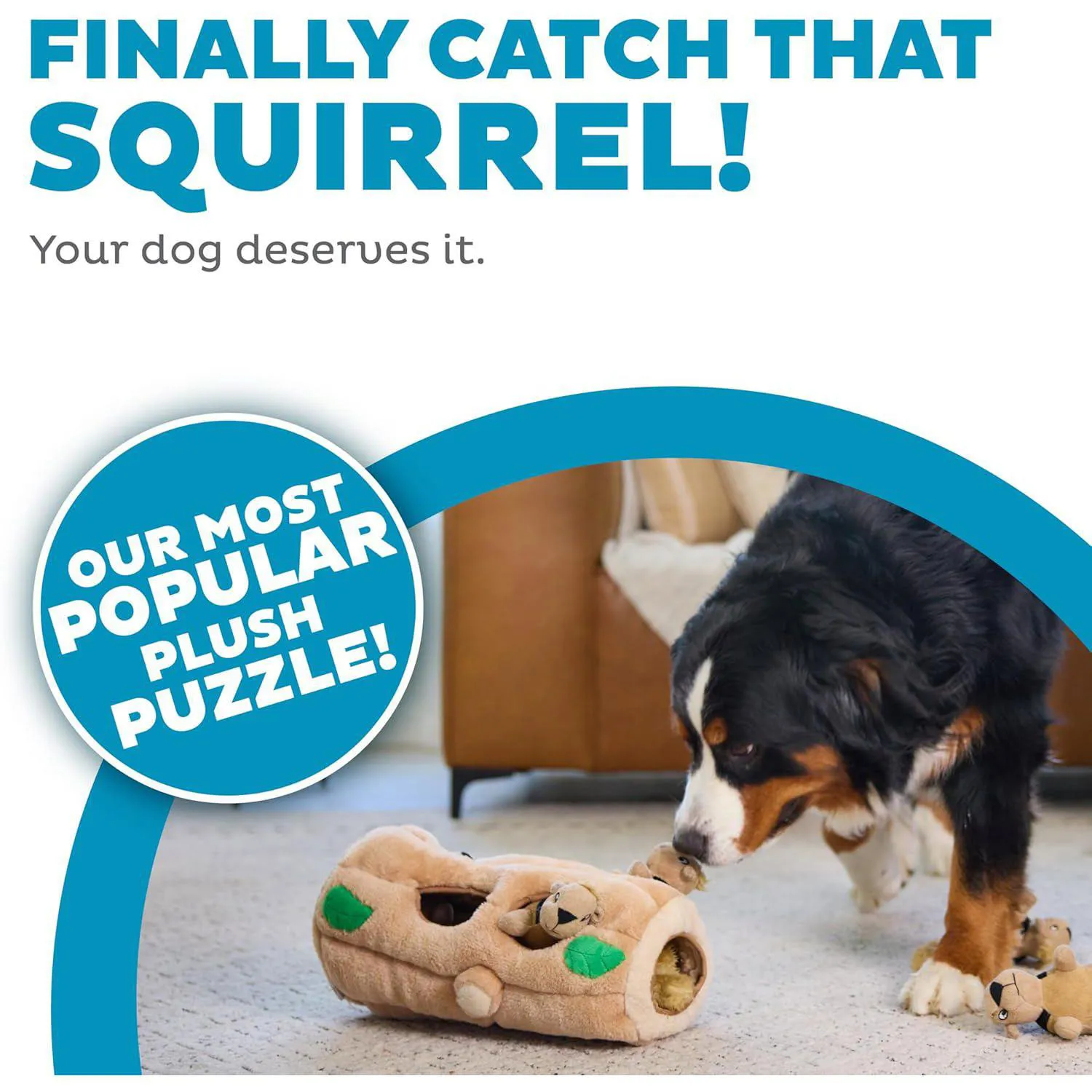 Juguete Interactivo Outward Hound Árbol con Ardillas para Perros Curiosos