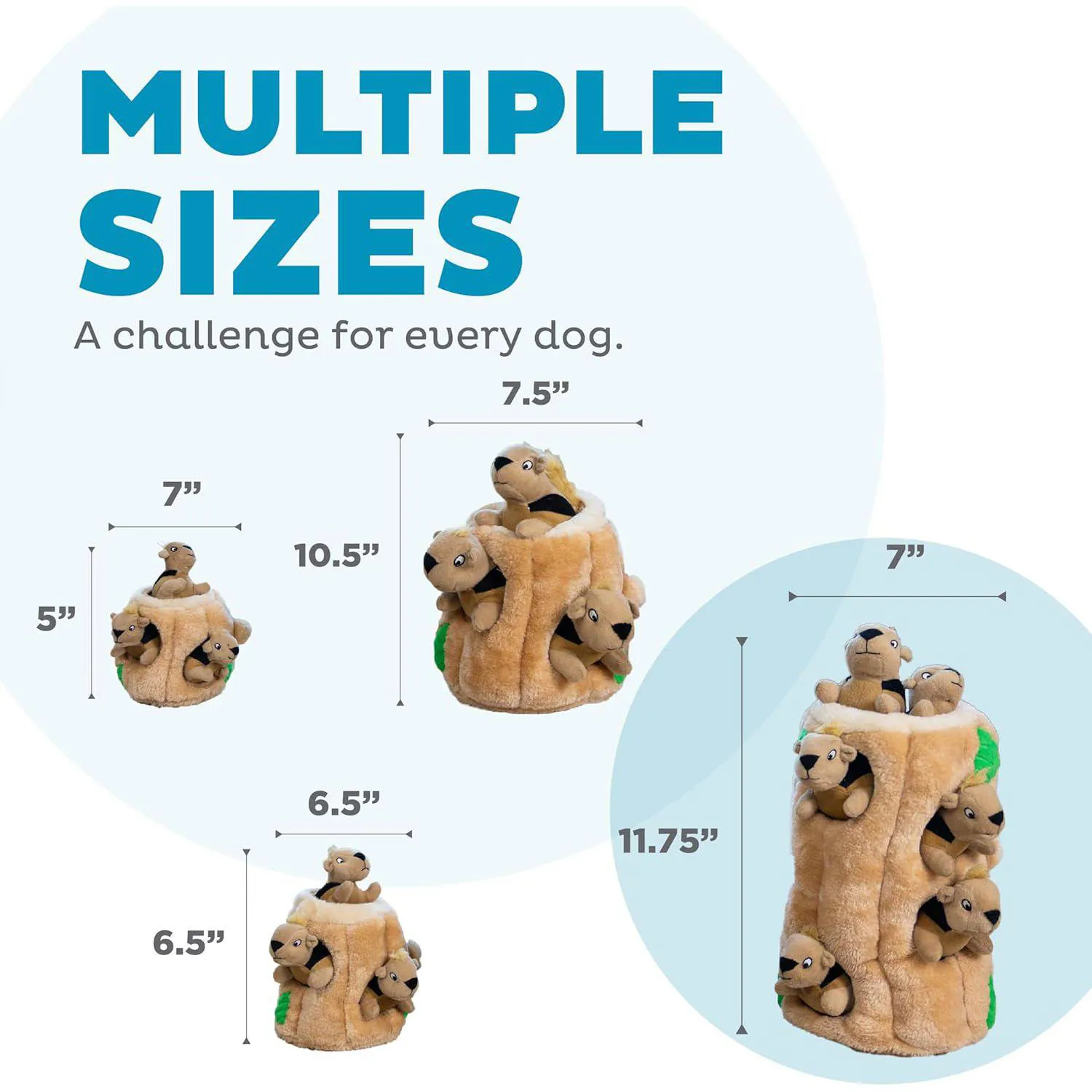 Juguete Interactivo Outward Hound Árbol con Ardillas para Perros Curiosos 5