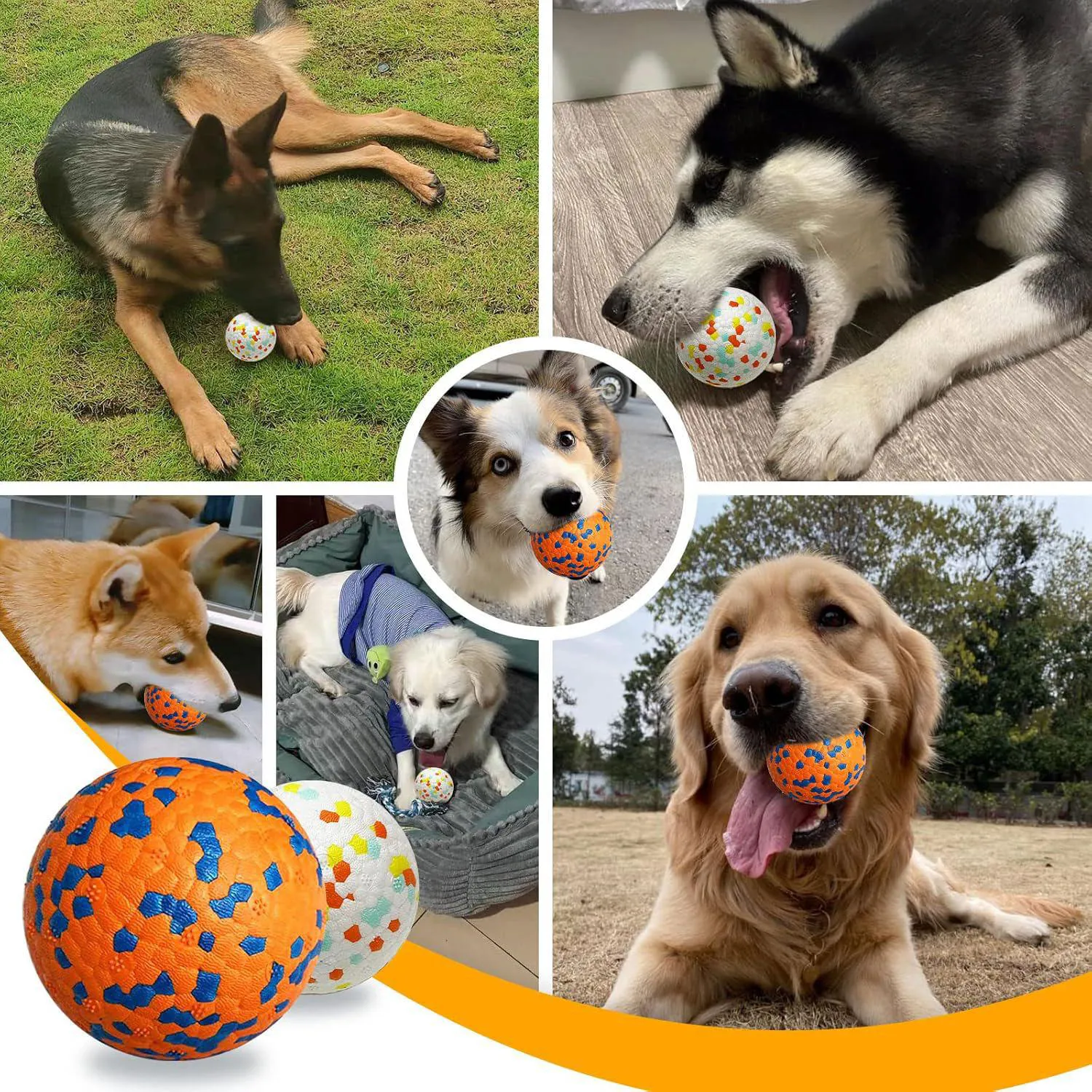 Pelotas Resistentes Para Perros Petcare Paquete De Dos Con Diseño Antimordeduras 8