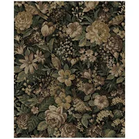 Papel Tapiz Autoadhesivo Vintage Jardín de Aves Colorido 10 m