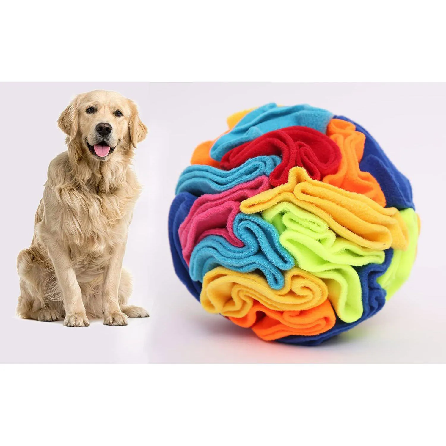 Pelota De Olfato Para Perros Grandes Con Bolsa De Almacenamiento Lavable