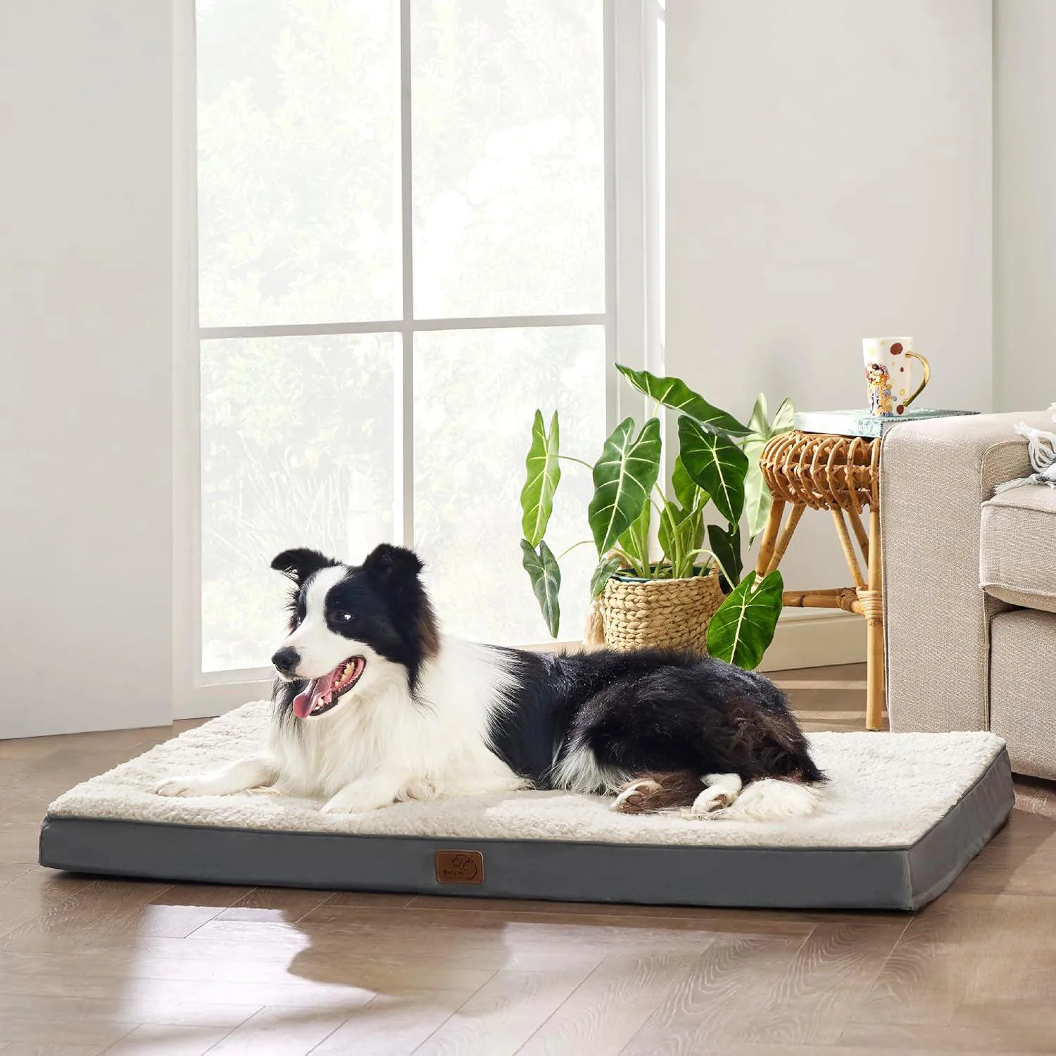 Cama Ortopédica Para Perro Extra Grande Bedsure Funda Lavable Y Reversible