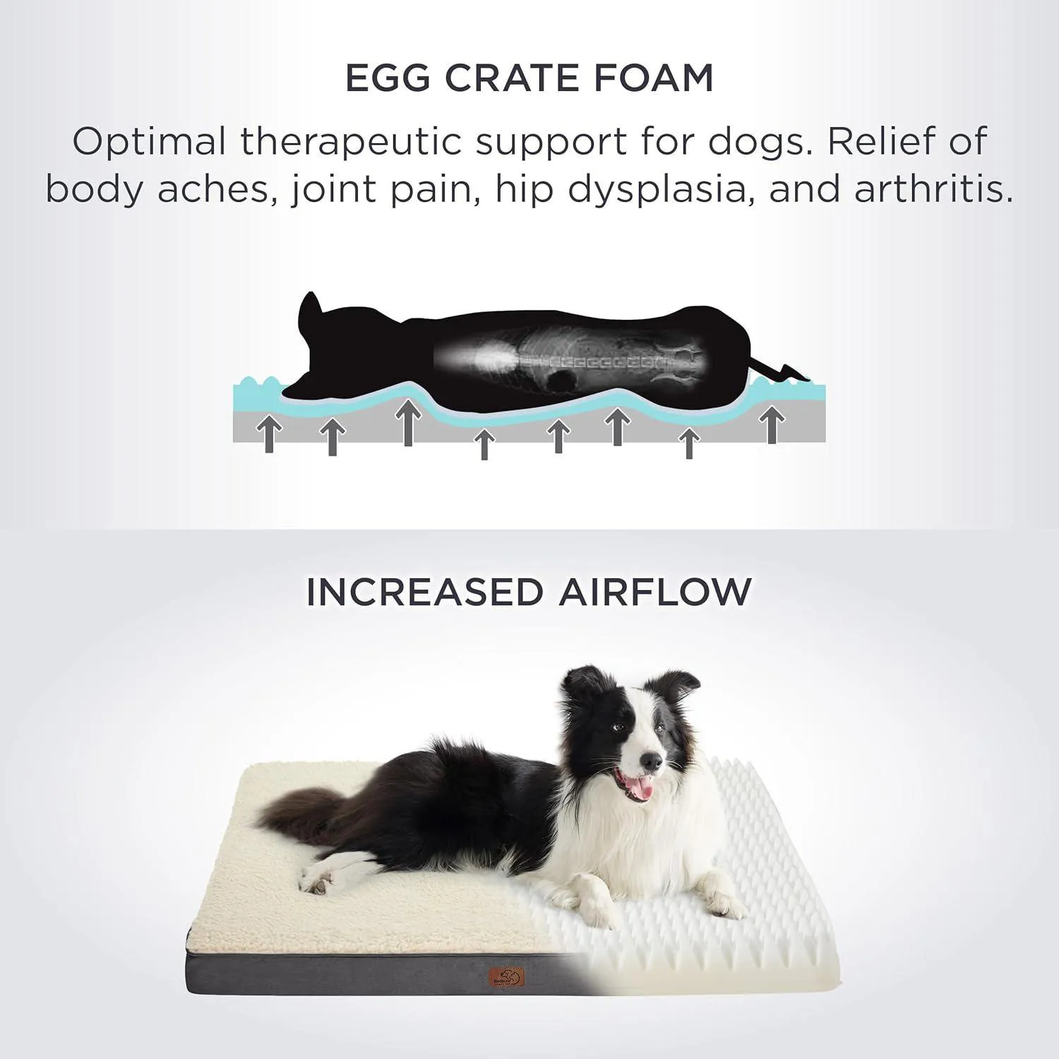 Cama Ortopédica Para Perro Extra Grande Bedsure Funda Lavable Y Reversible 4