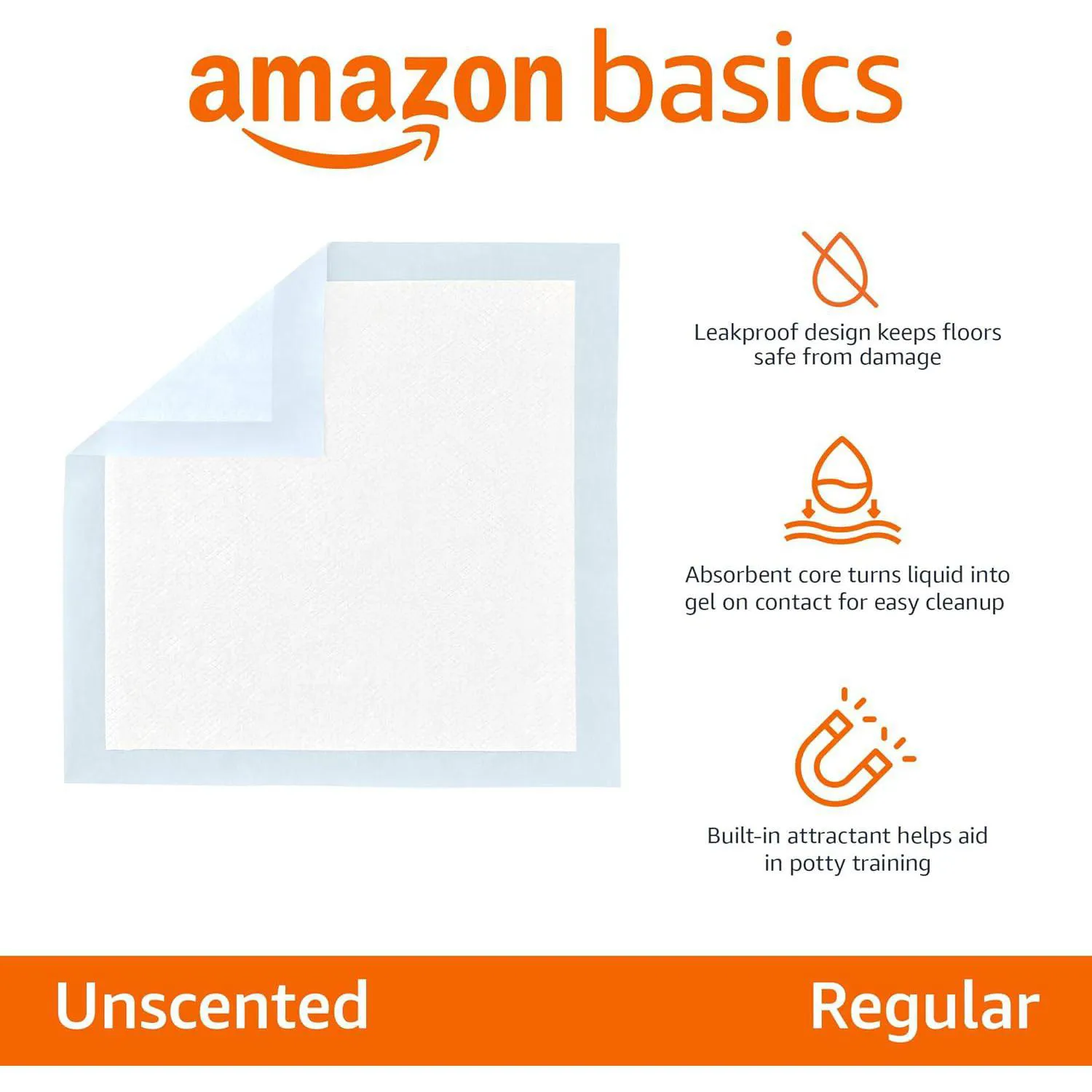 Pañales Absorbentes Amazon Basics para Perros y Cachorros con Secado Rápido