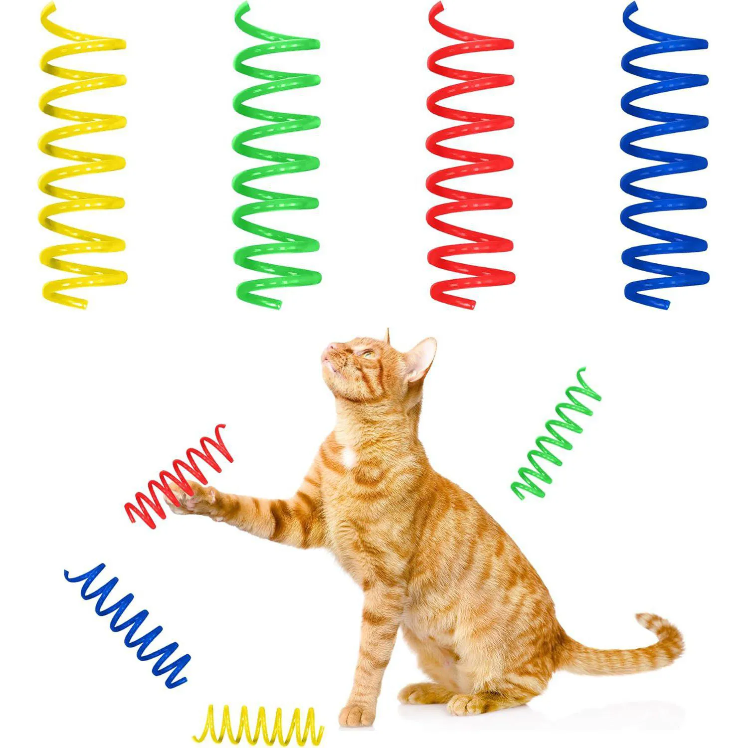 Resortes SPOT Para Gatos Con Juego Activo Y Movimiento Rebotante