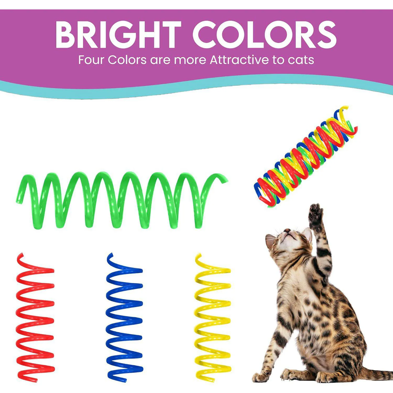 Resortes SPOT Para Gatos Con Juego Activo Y Movimiento Rebotante 7
