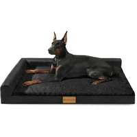 Cama Ortopédica Para Perro Grande Patas Lague Forma L Funda Lavable