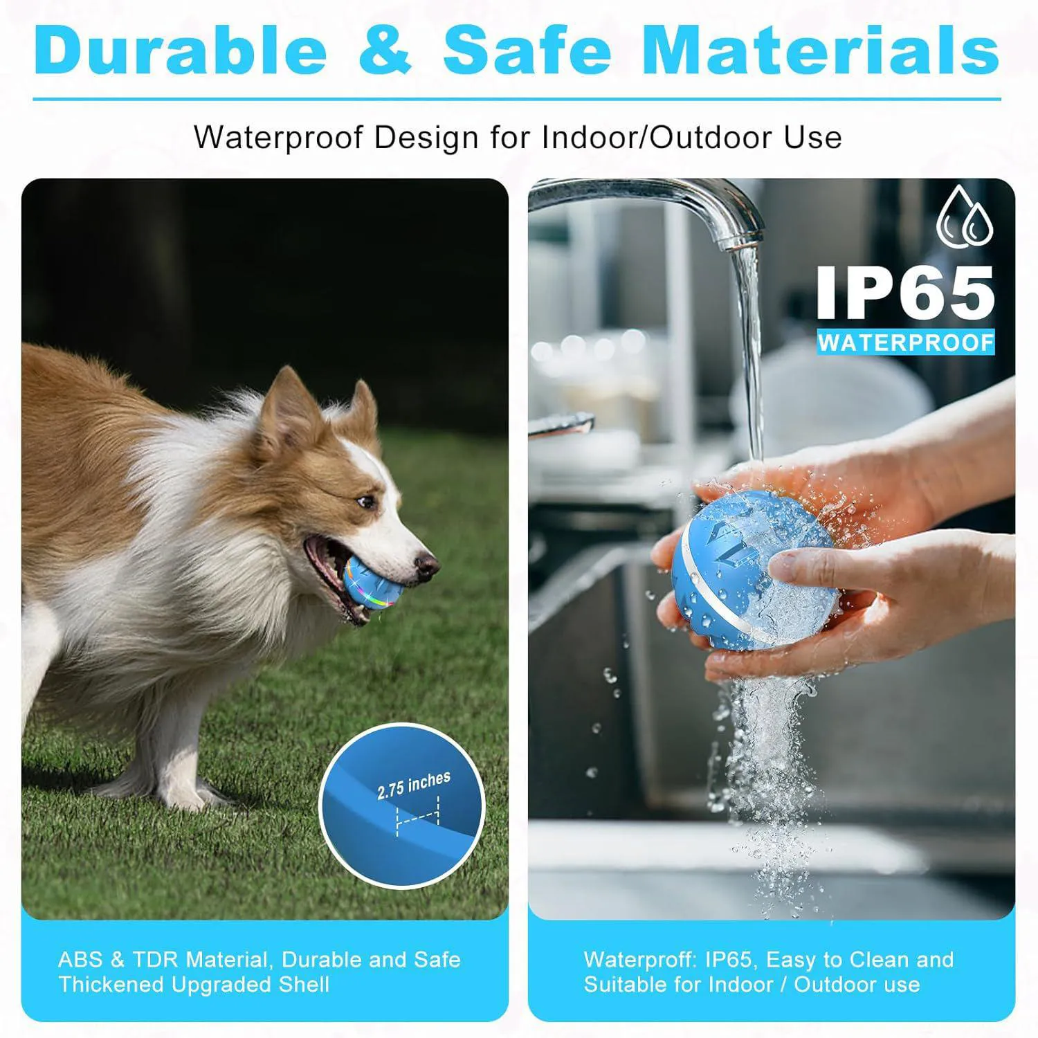 Pelota Interactiva Para Perros Con Luz LED Y Control Remoto Recargable 8