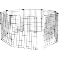 Parque de Ejercicio para Perros Amazon Basics 8 Paneles Color Verde 30 cm
