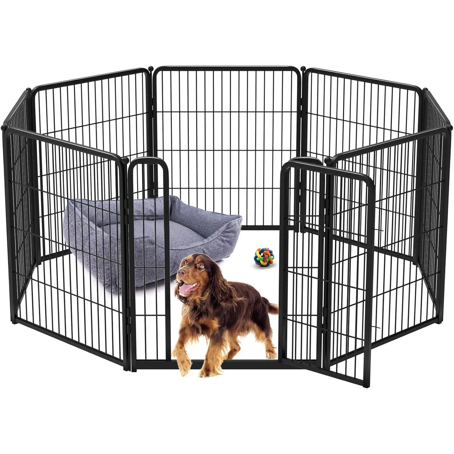 Pen Para Perros FXW Homeplus 8 Paneles Seguro y Resistente