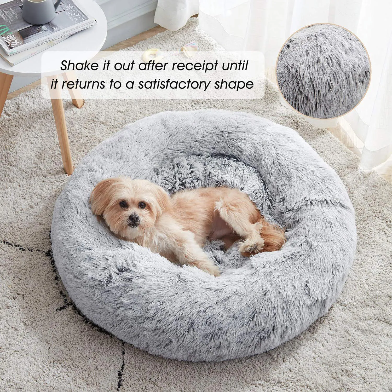 Cama Antianxiety para Perros y Gatos en Colores y Medidas Variadas