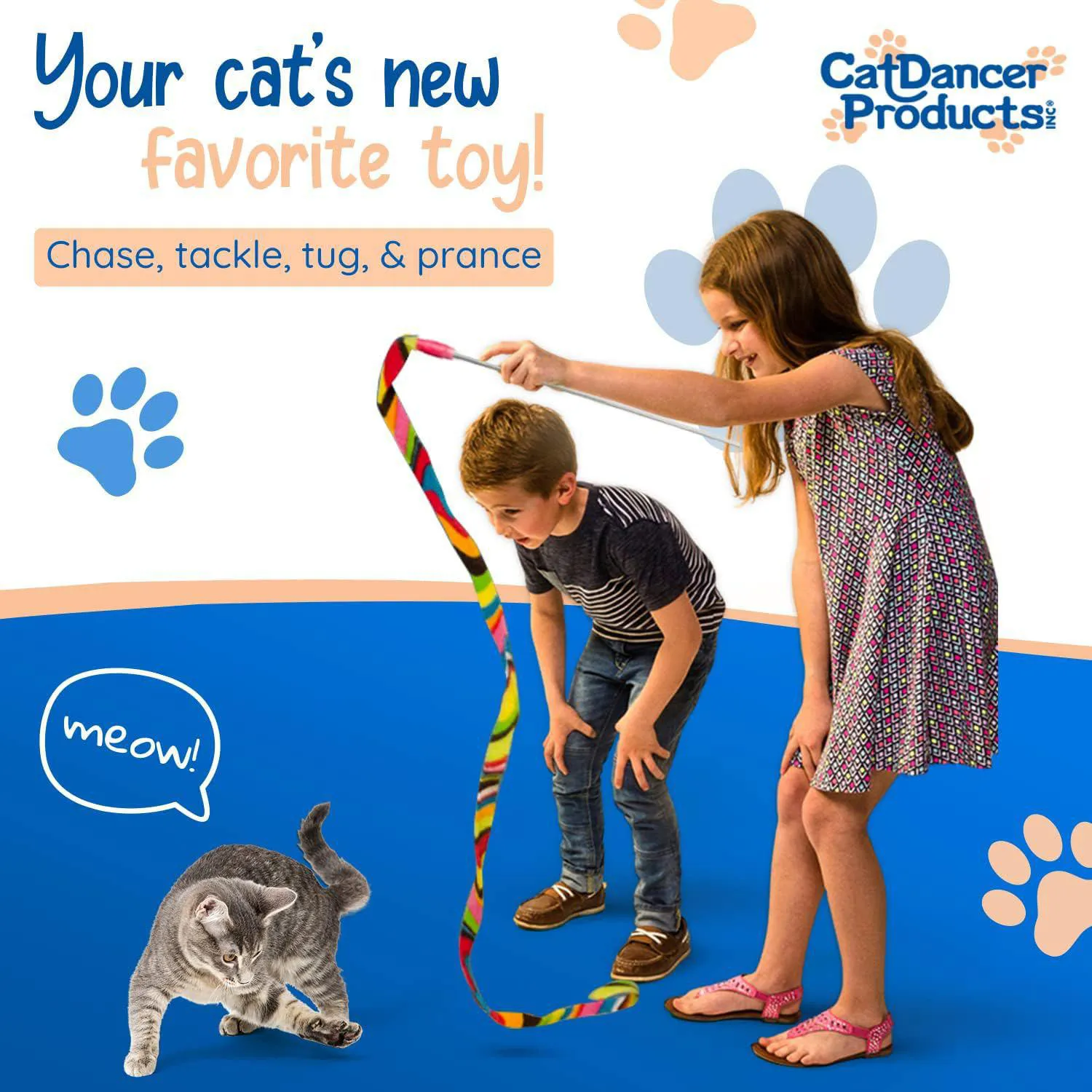 Juguete Interactivo Cat Dancer Para Gatos De Todas Las Etapas