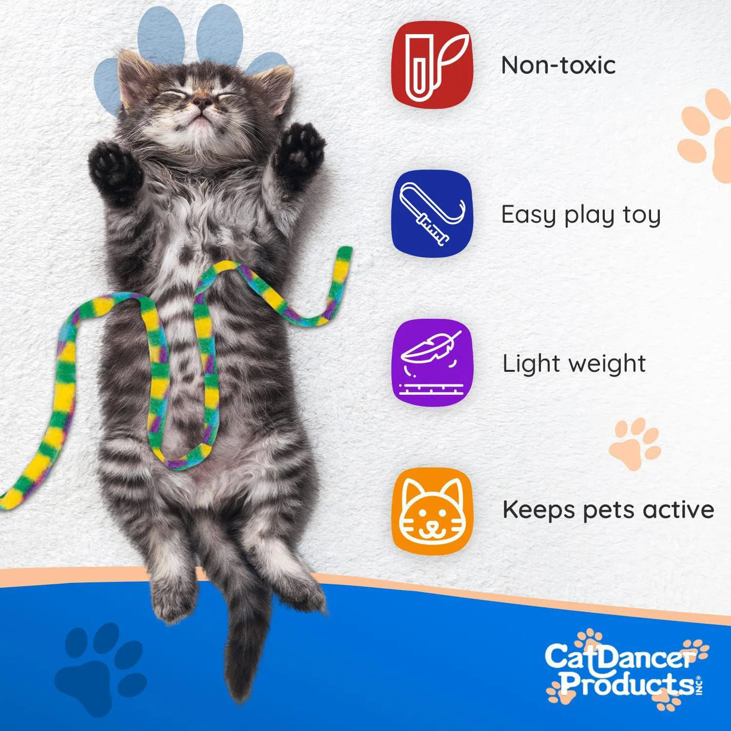 Juguete Interactivo Cat Dancer Para Gatos De Todas Las Etapas 6