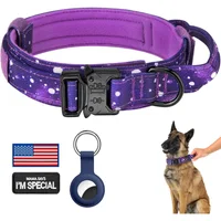 Collar Táctico Para Perro DAGANXI Con Funda Para AirTag Asa Y Parches