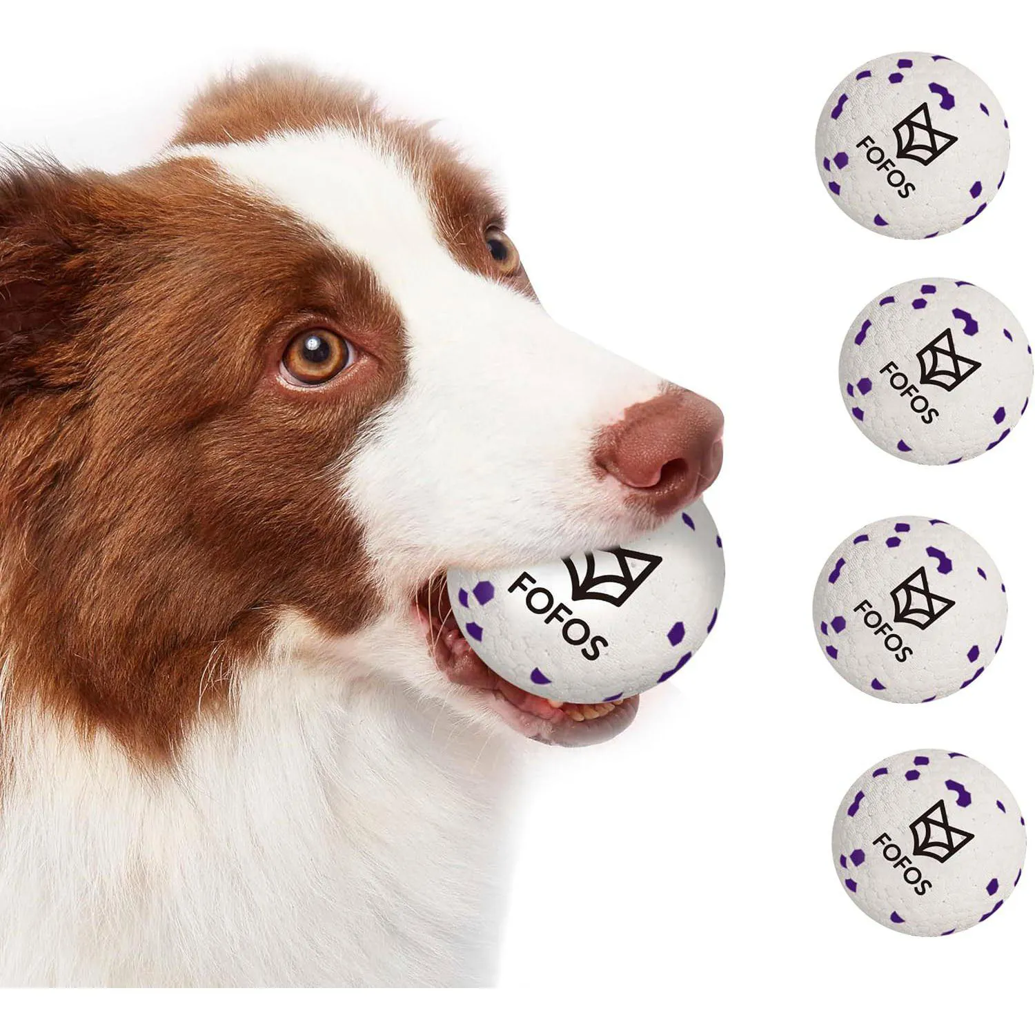 Pelotas De Tenis Para Perros Resistentes Al Agua Con Limpieza Dental FOFOS