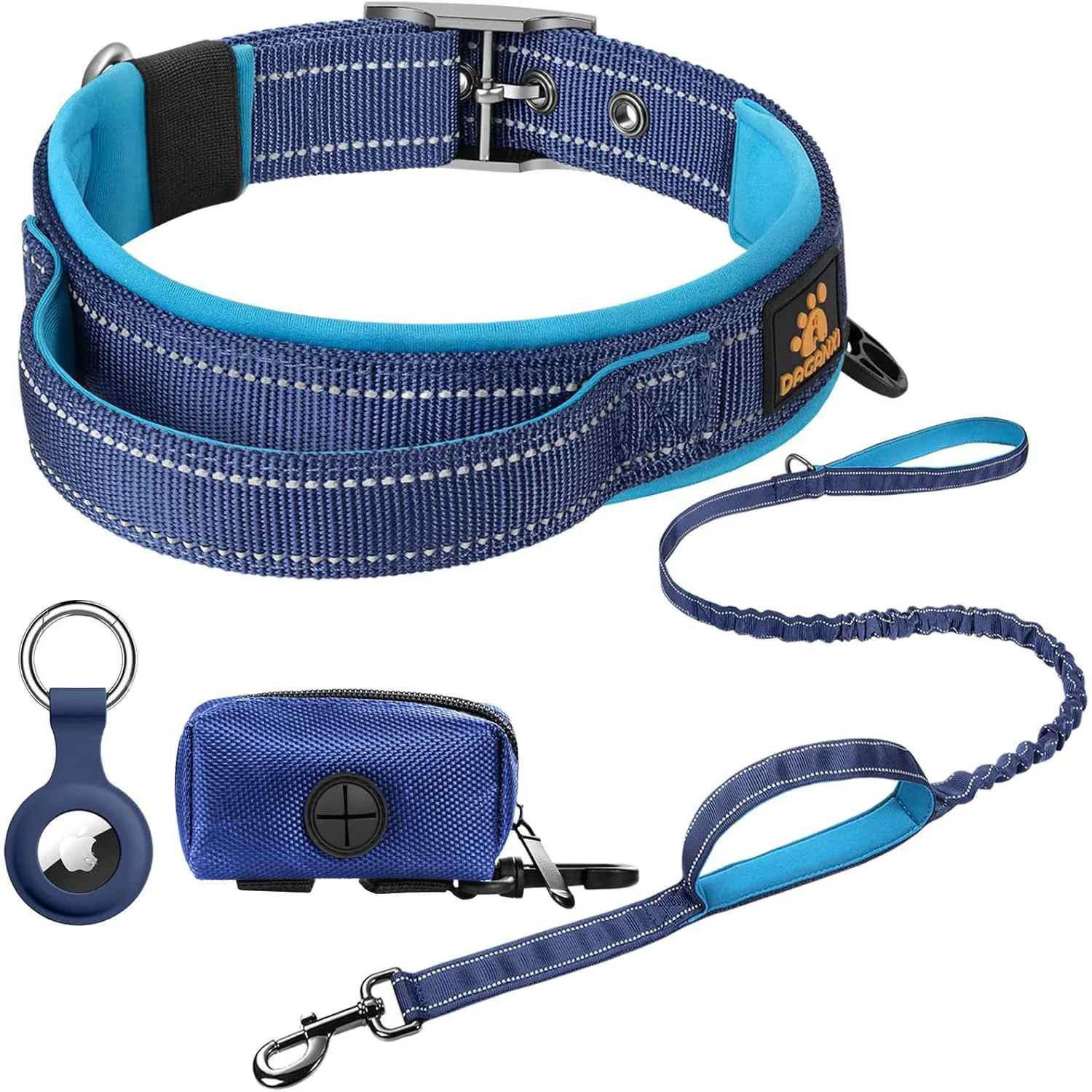 Collar para Perro Daganxi Ajustable Neopreno Grande