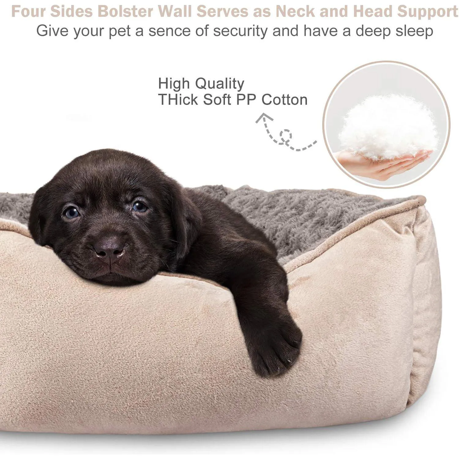 Cama para Perros Joejoy Ortopédica Lavable Antideslizante