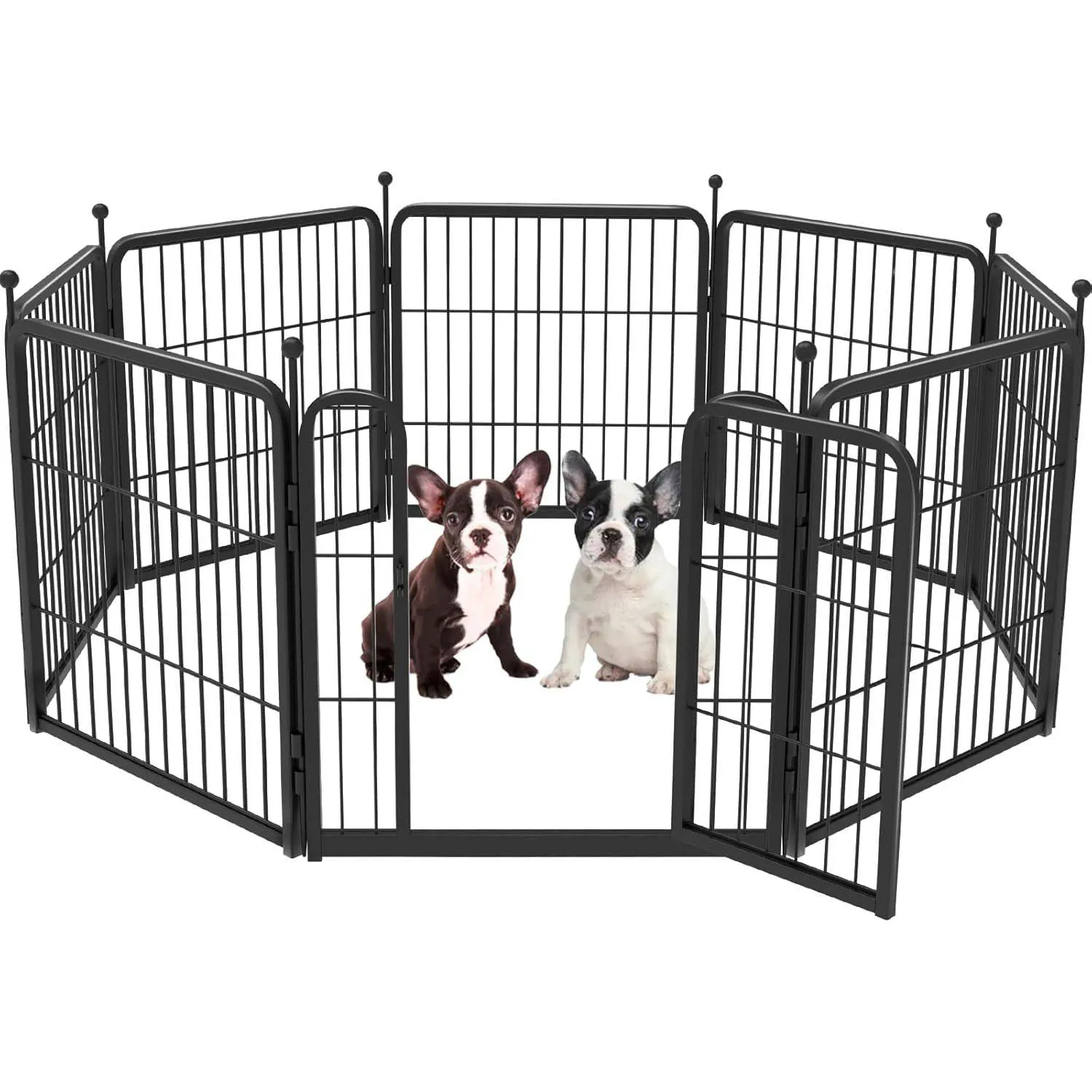 Parque para Perros FXW 24 8 Paneles para Cachorros y Pequeños
