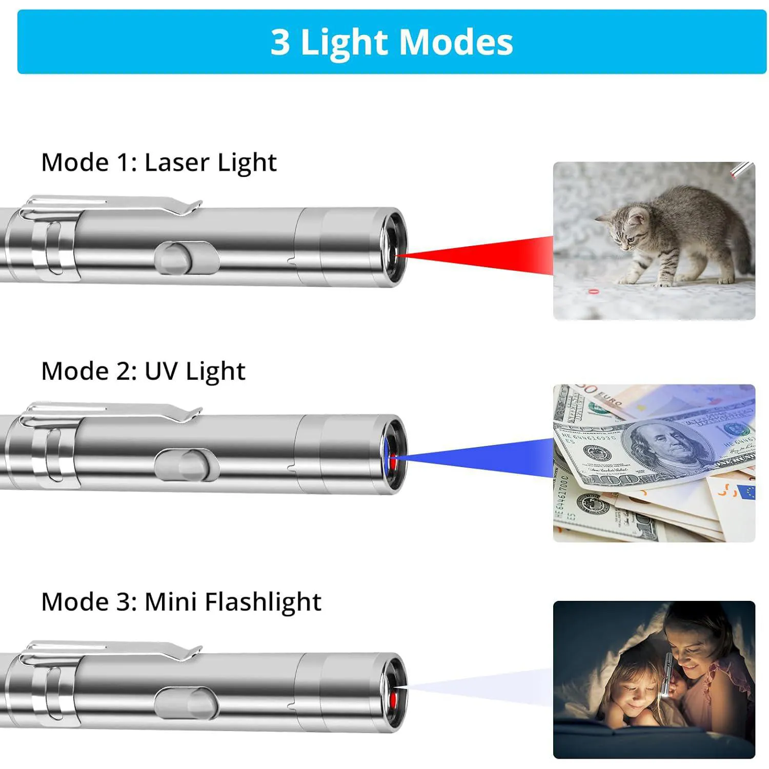 Juguete Láser Recargable para Gato con Patrones Interactivos TBTeek 3