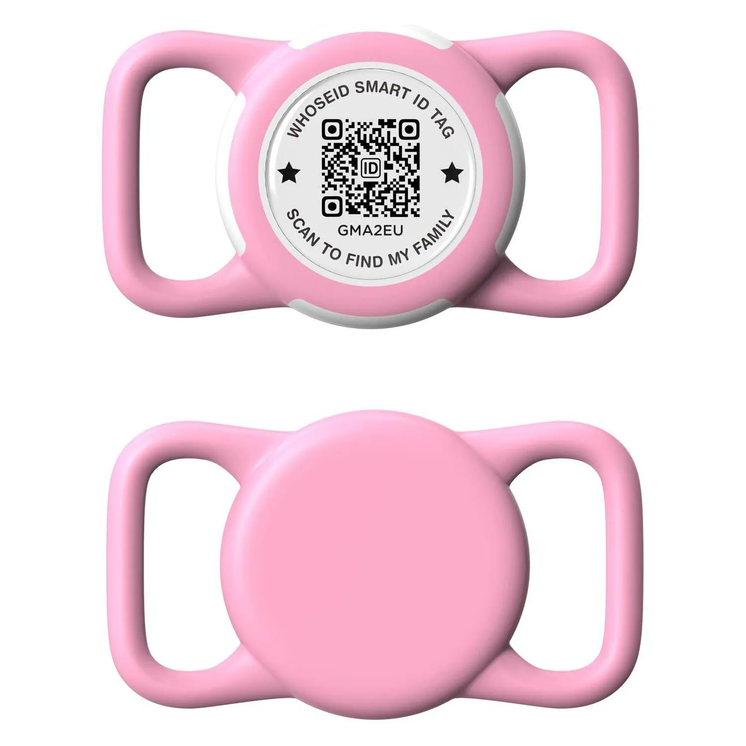 Funda Para Airtag WhoseID Con Código QR Impermeable Y Antipérdida