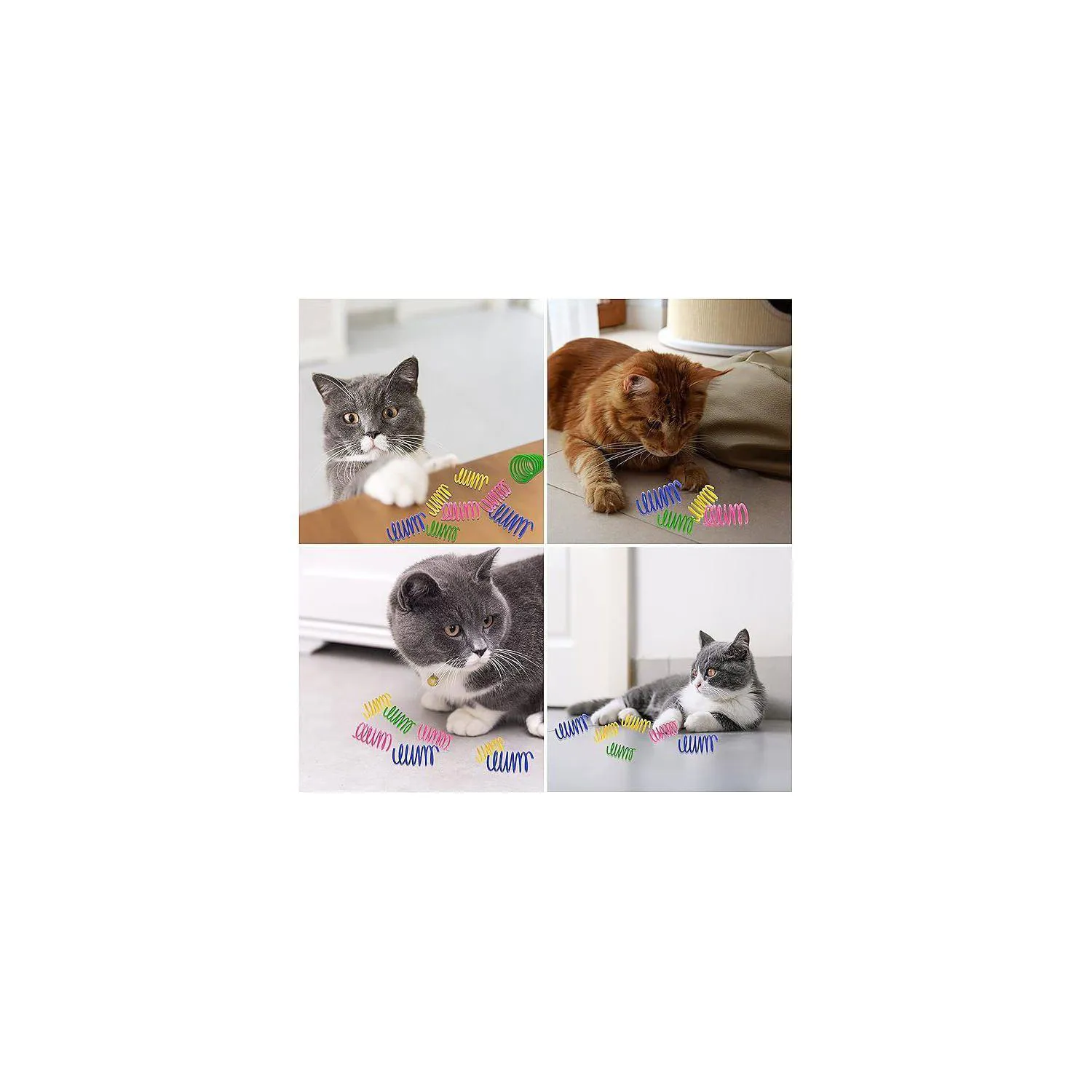 Set de Juguetes Interactivos para Gato con Muñecos y Pelotas YULOYI 34 Piezas 7