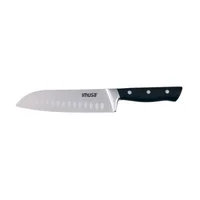 Cuchillo Santoku 18cm Acero Inoxidable con Mango en Baquelita Perfect Resist Negro Imusa