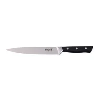 Cuchillo Rebanador/Fileteador 20cm Acero Inoxidable con Mango en Baquelita Perfect Resist Negro Imusa