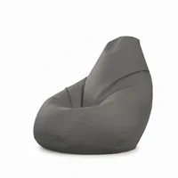 Puff Silla Pera Adulto Gris Dormipuff