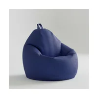 Puff Silla Pera Mediano Azul Dormipuff