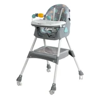 Silla de Comedor Mecedora Dali Gris 633-1