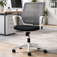 Silla Profesional Cobo Grey White D00232Mf
