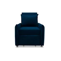 Silla Napoli Multifuncional Reclinable Azul Petroleo