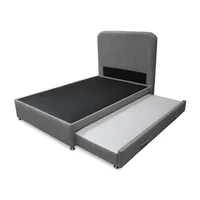 Cama Tarima Nido Comfort 120 + Espaldar Gris