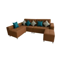 Sofá En L Modular Leo Tela Anti Fluidos 240x170x75