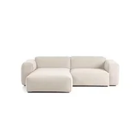 Sofá En L Derecho Adelis Tela Anti Fluidos 240x80x70