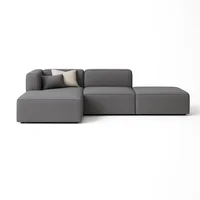 Sofá En L Izquierdo Amiens Tela Anti Fluidos 276x70x70