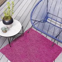 Pasto Grama Sintética Curly 1X1M Fucsia