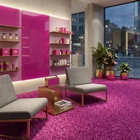 Pasto Grama Sintética X1M2 Curly 11Mm Fucsia