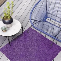 Pasto Grama Sintética Curly 2X2M Espesor 11Mm Morado