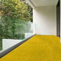 Pasto Grama Sintética X1M2 Curly 11Mm Amarillo