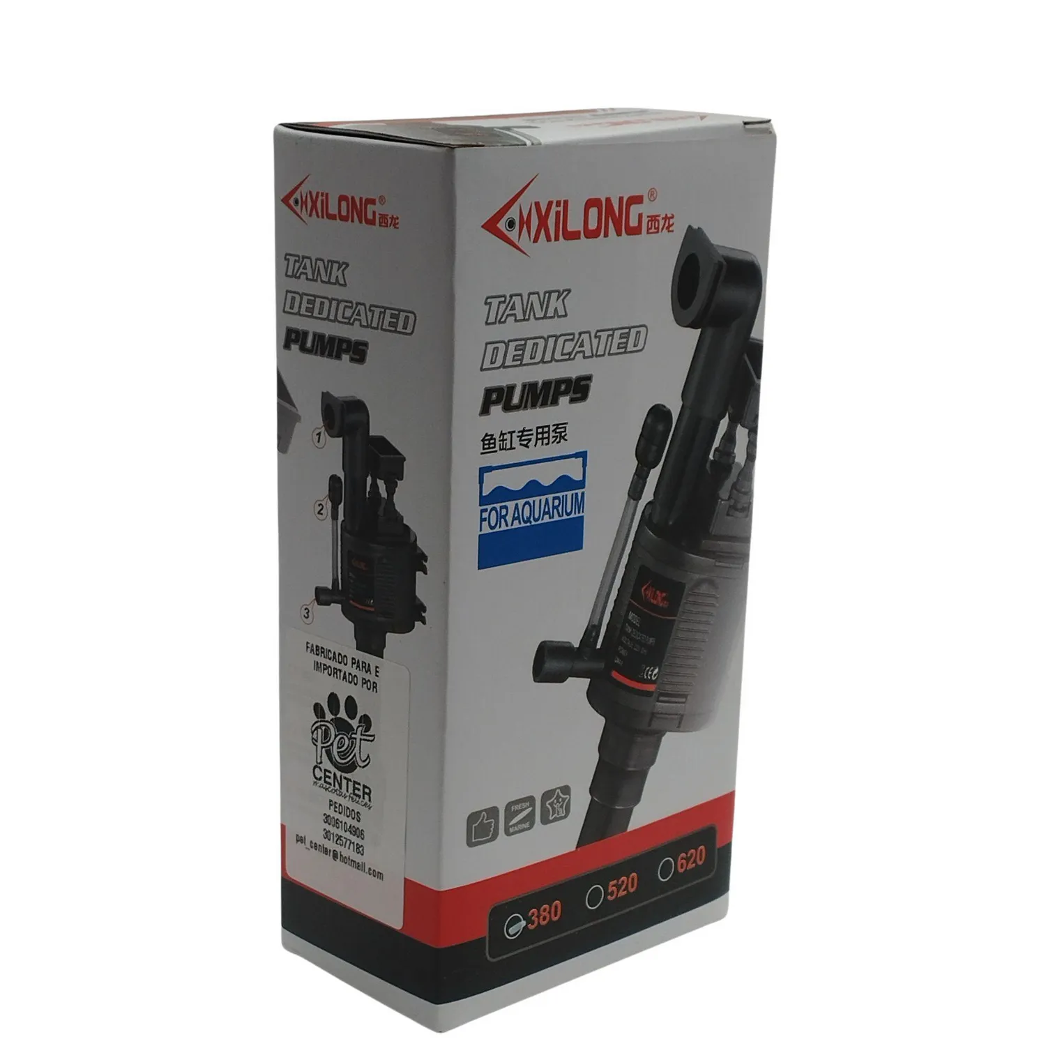 Repuesto Filtro Acuario Xq-380 650 L/h
