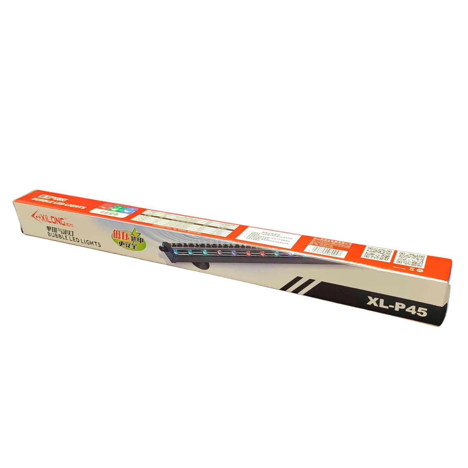 Lámpara Led Sumergible Con Cortina Burbujas 45 cm