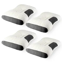 Set X4 Almohada Cervical Ortopédica Con Soporte Ergonómico