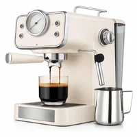 Maquina para Café Expreso Capuchino 1.5litros Color Hueso