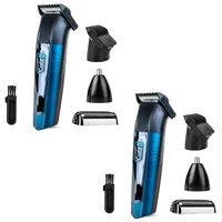 Set X 2 Afeitadora Eléctrica 3 En 1 Recargable E Inalámbrica Azul