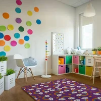 Tapete Infantil Nubes Redondo