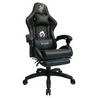 Silla Gamer Reposapies Cojin Cervical Reclinable Umeko Negra
