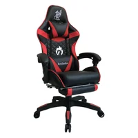 Silla Gamer Reposapies Cojin Cervical Reclinable Umeko Roja