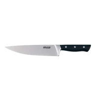 Cuchillo Chef 20cm Acero Inoxidable con Mango en Baquelita Perfect Resist Negro Imusa